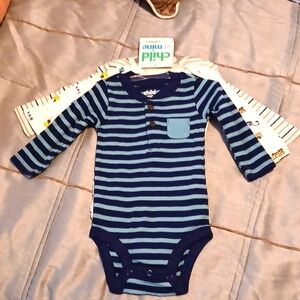 Child of Mine Made by Carter's 3 Bodysuits